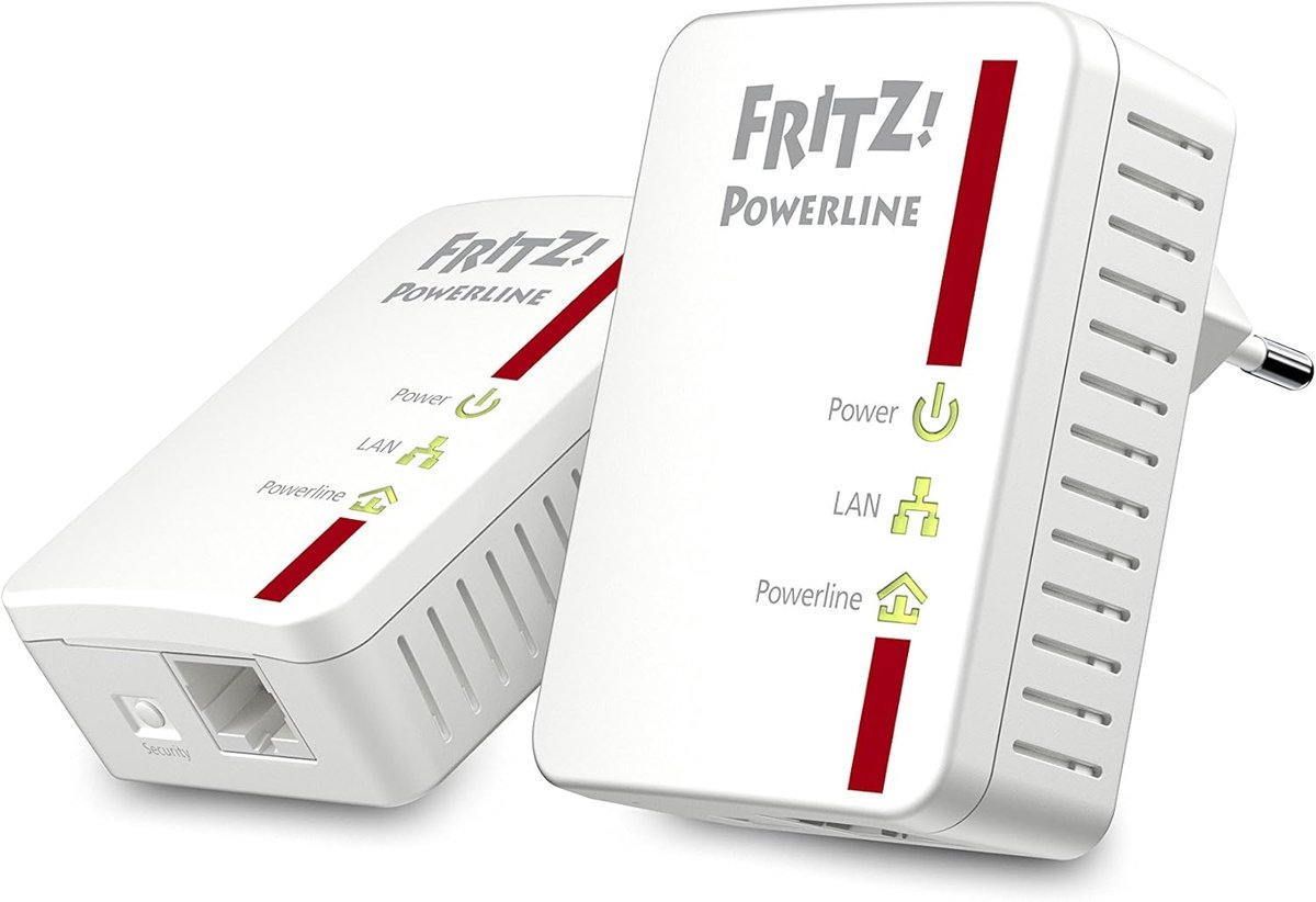 Powerline Adapter Set 500 Mbit/s voor Snel Internet via Stopcontact