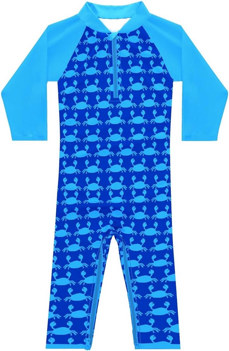 Baby Zwempak UPF 50+ Zonwerend Rash Guard met Lange Mouwen en Ritssluiting