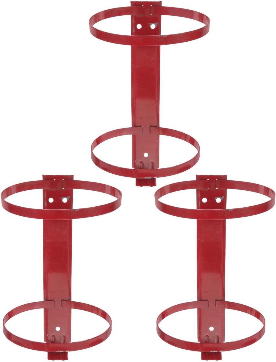 Brandblusser Muurbeugel - Veilige Houder - Veiligheid Vergroten - Industriële Kwaliteit - 4 kg Capaciteit - Rood