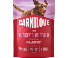 Carnilove pouch turkey / buffalo / rose petals - 12x300 gr