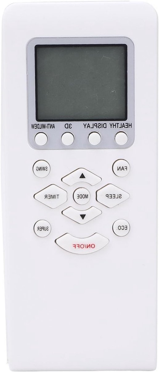 Comfortabele AC-afstandsbediening met volledige toegangsknoppen voor optimale functionaliteit en gebruiksgemak, geschikt voor diverse airconditioners