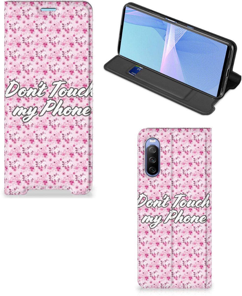 Sony Xperia 10 III Design Case Flowers Pink DTMP