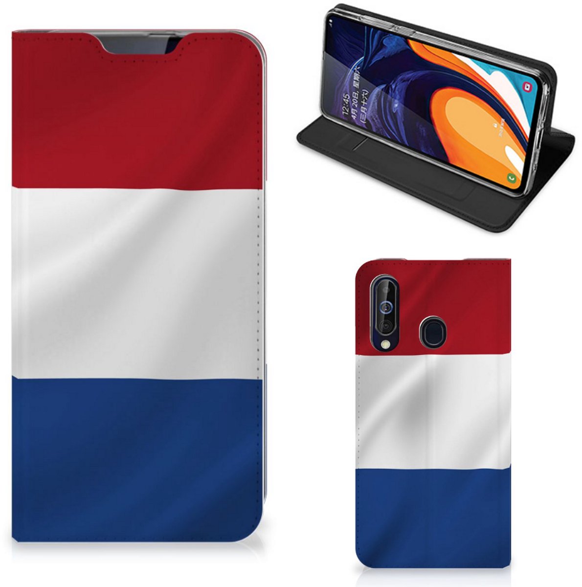 Samsung Galaxy A60 Standcase Nederlandse Vlag