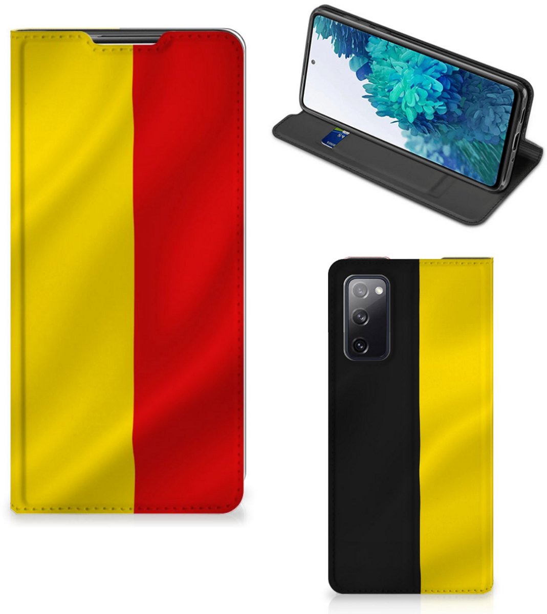 Samsung Galaxy S20 FE Standcase Belgische Vlag