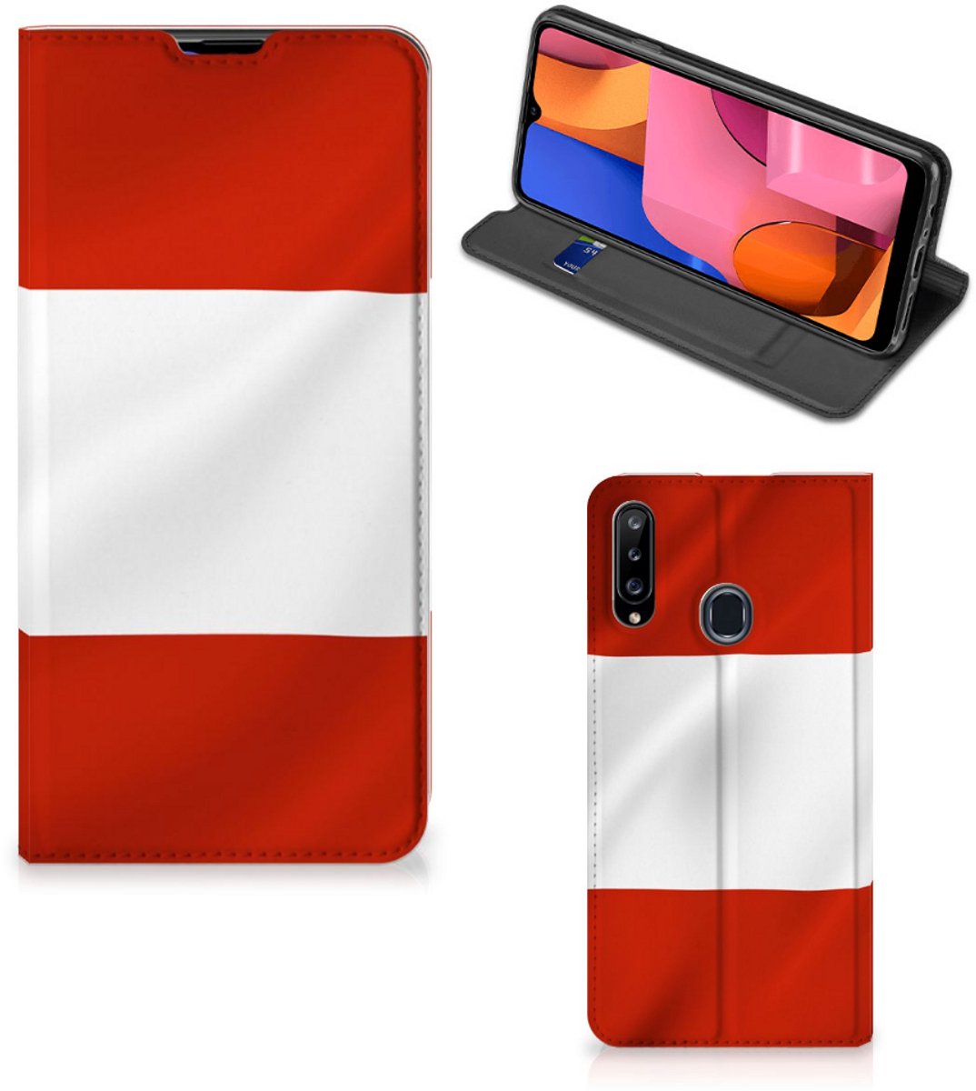 Samsung Galaxy A20s Standcase Oostenrijk