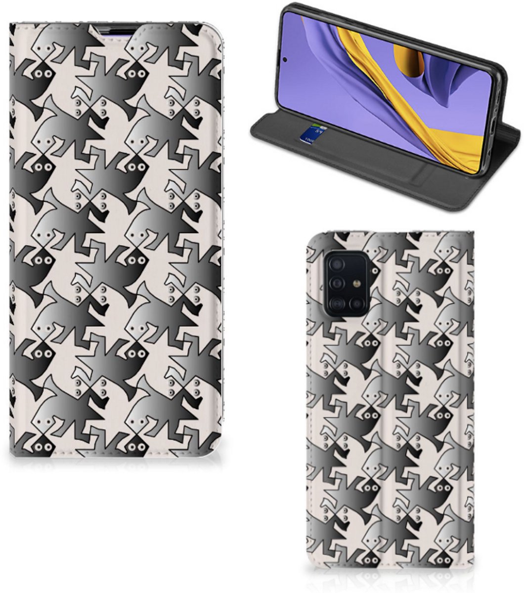 Samsung Galaxy A51 Hoesje maken Salamander Grey