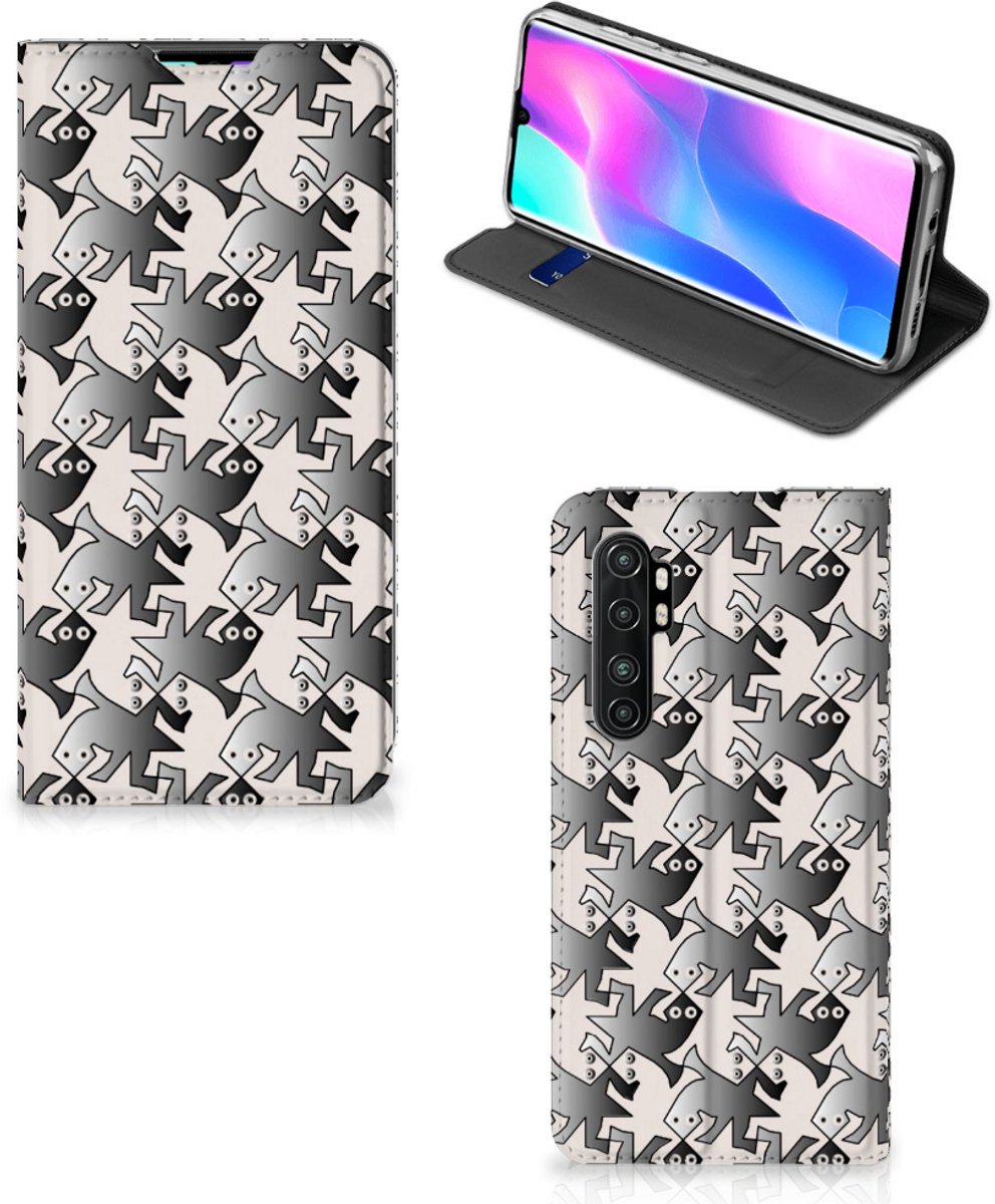 Xiaomi Mi Note 10 Lite Hoesje maken Salamander Grey