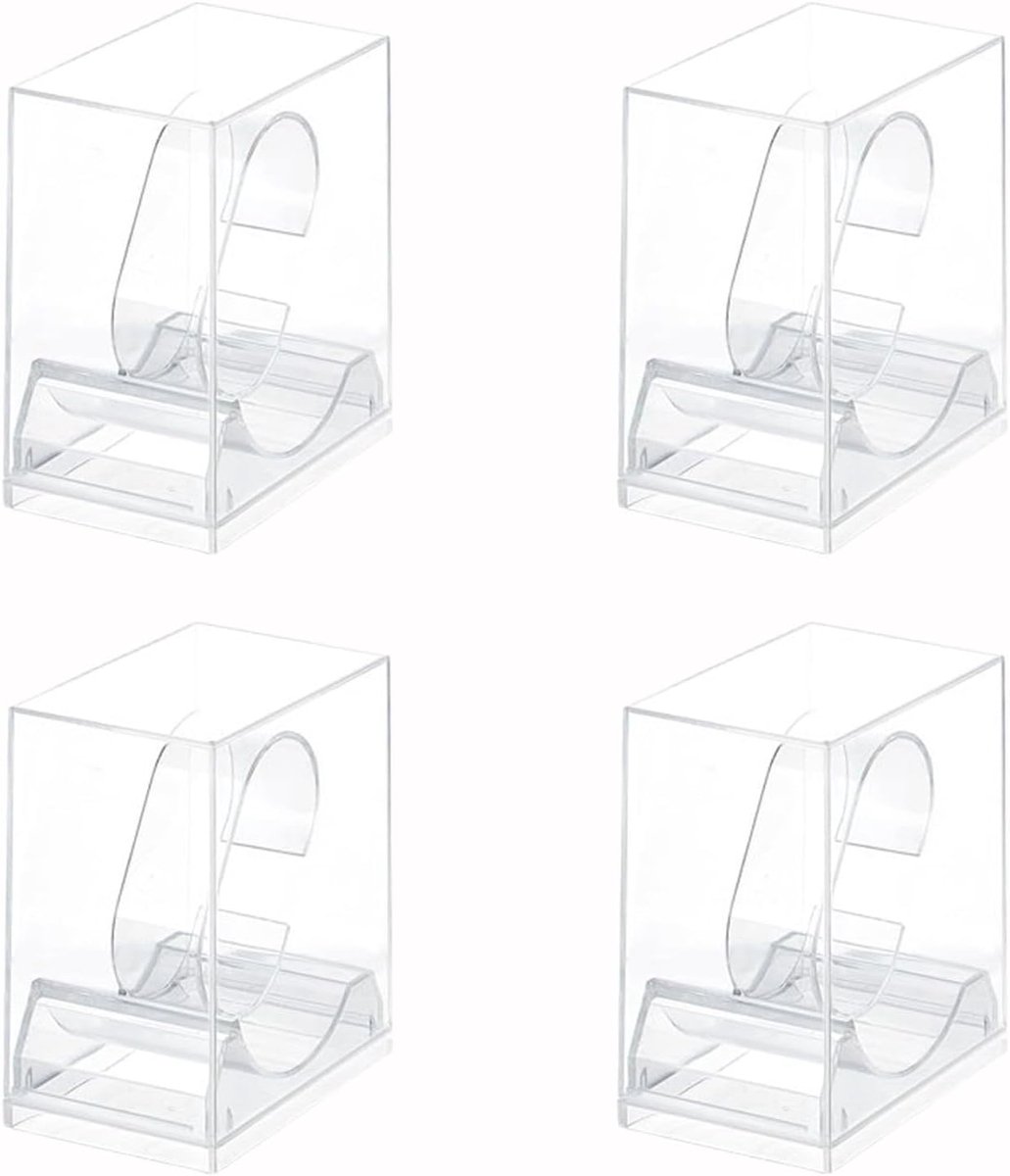 4pcs Acryl Horloge Stand - Transparante Horloge Houder - Horloge Tentoonstelling Stand Houder - Armband Stand - Voor Horloge of Armband