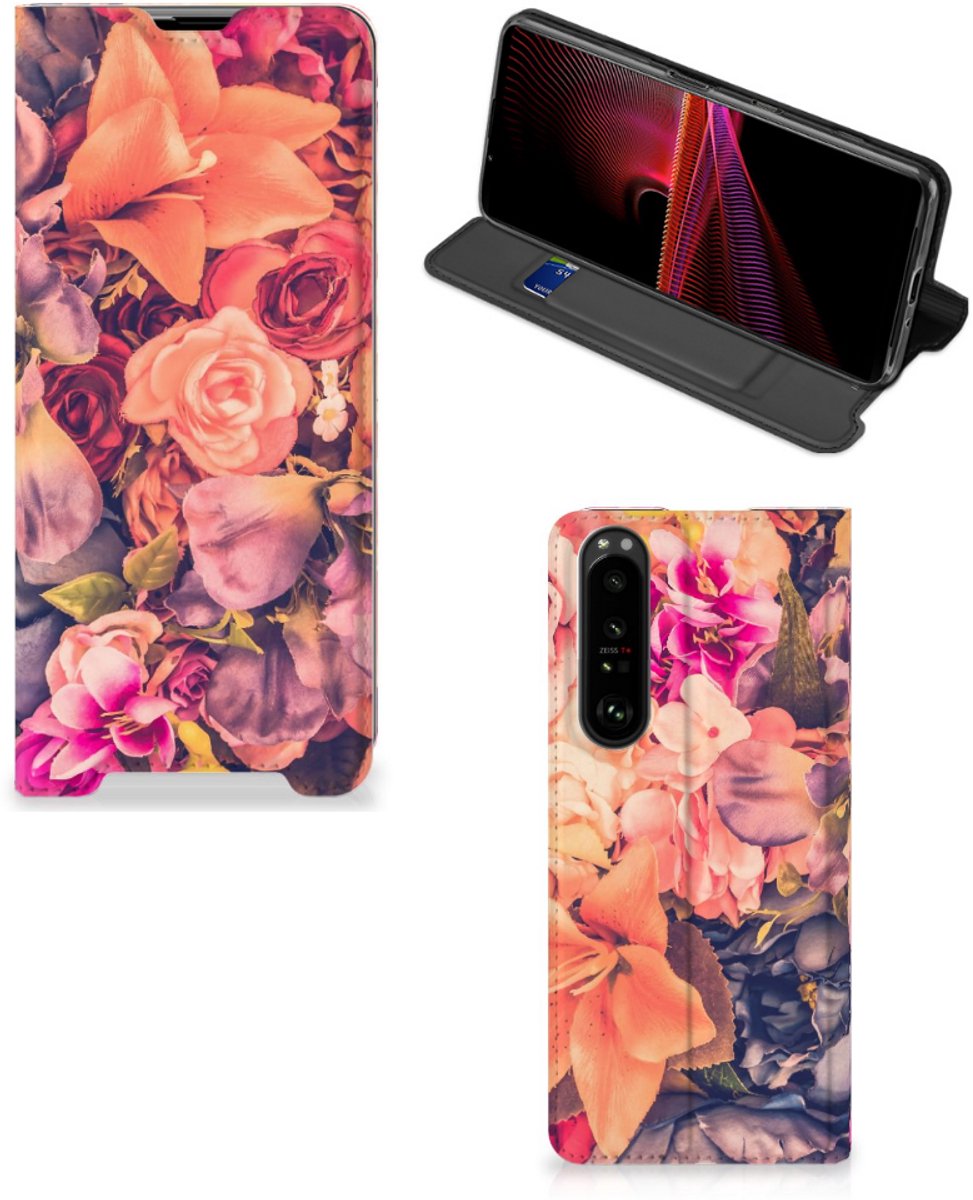 Sony Xperia 1 III Smart Cover Bosje Bloemen