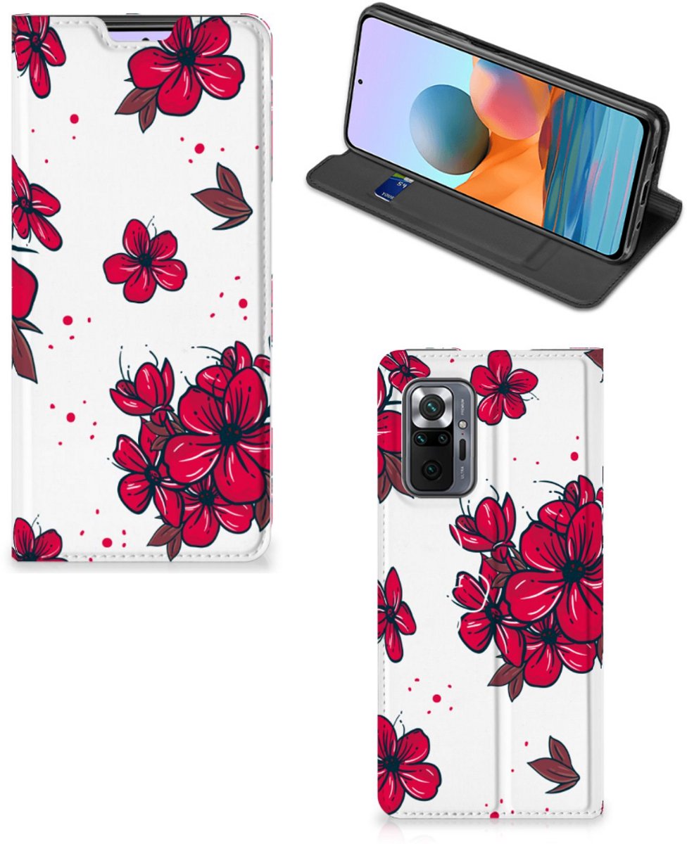 Xiaomi Redmi Note 10 Pro Smart Cover Blossom Red