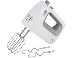 Elit handmixer- 5 snelheden+turbo- voor elk type beslag- inclusief deeghaken en kloppers- compact en lichtgewicht- makkelijk in gebruik- ideaal voor slagroom, cake en beslag- eenvoudig schoon te maken- vaatwasbestendig onderdelen.