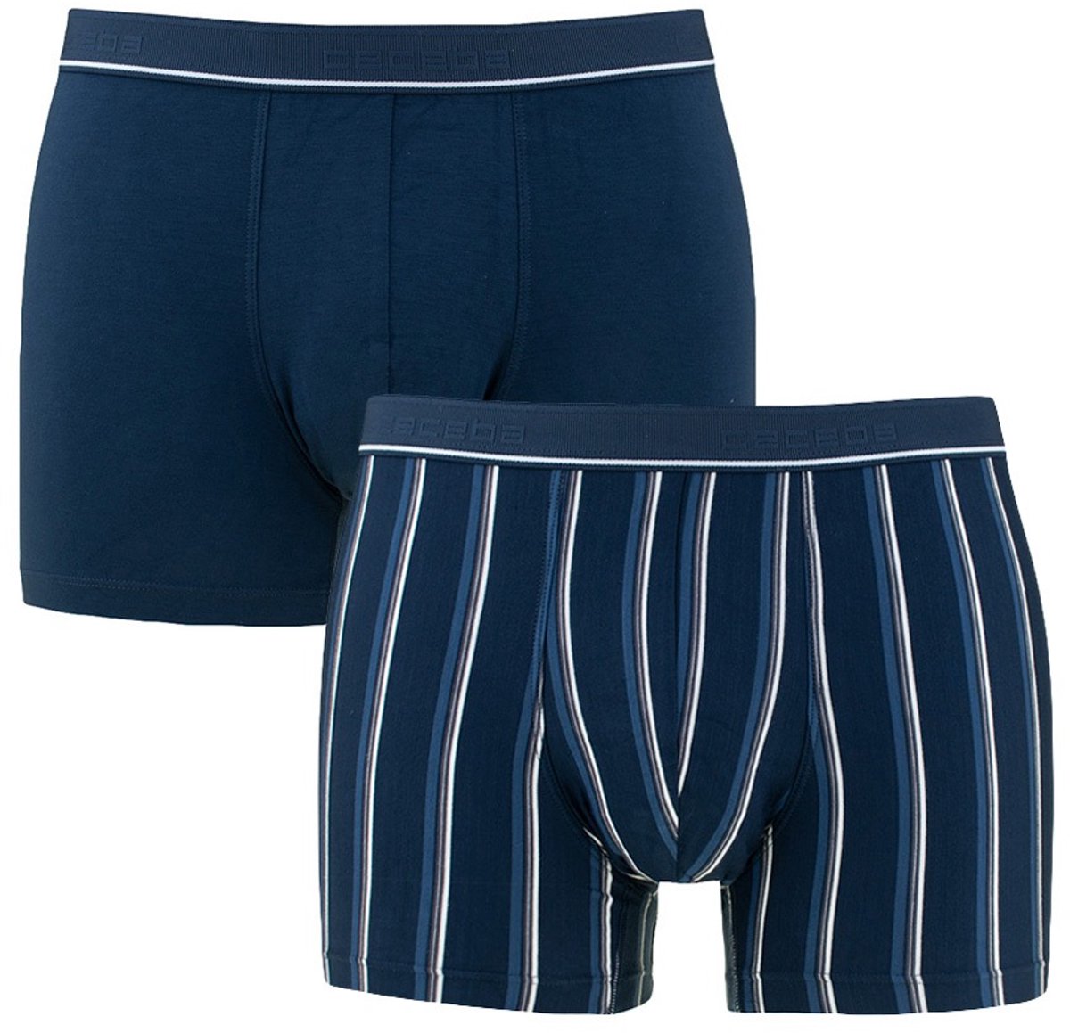 CECEBA Bamboo Heren Boxers - 2-pack - Blauw
