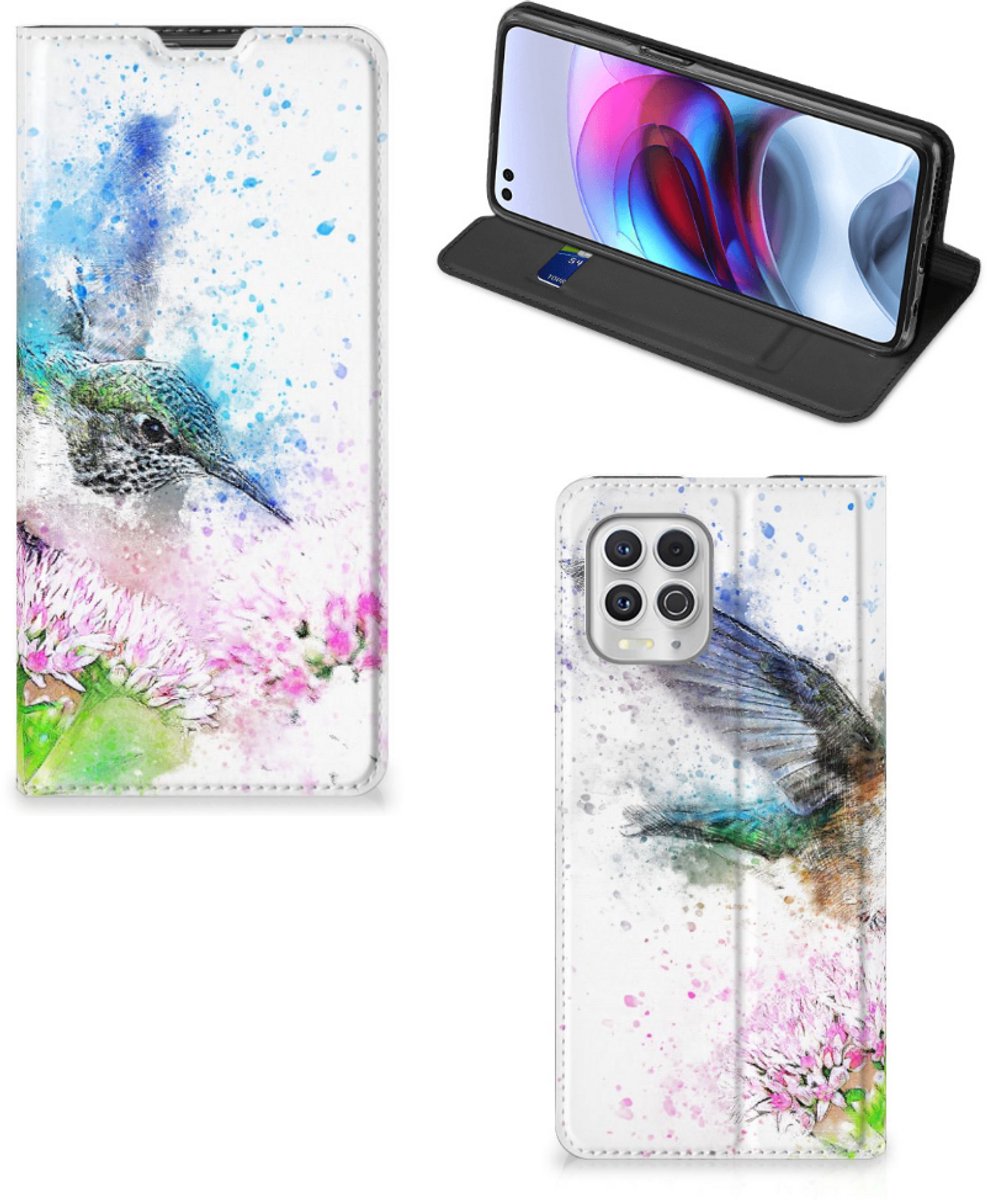 Bookcase Motorola Moto G100 Vogel