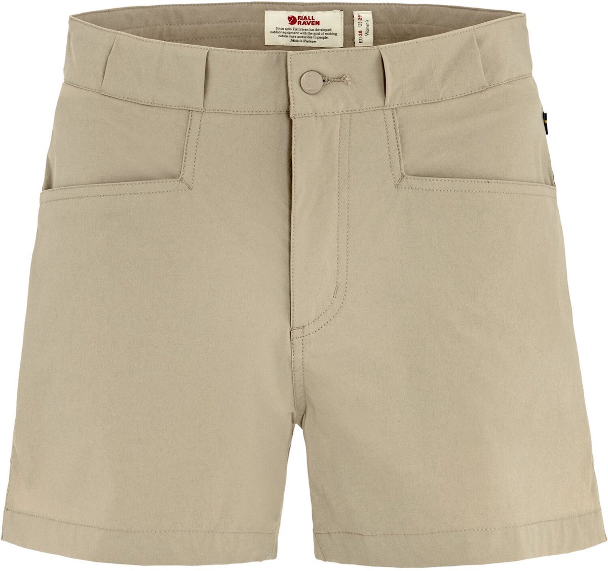 Fjällräven High Coast Lite Shorts W – Outdoor Kleding Broeken Korte broeken 118_fossil