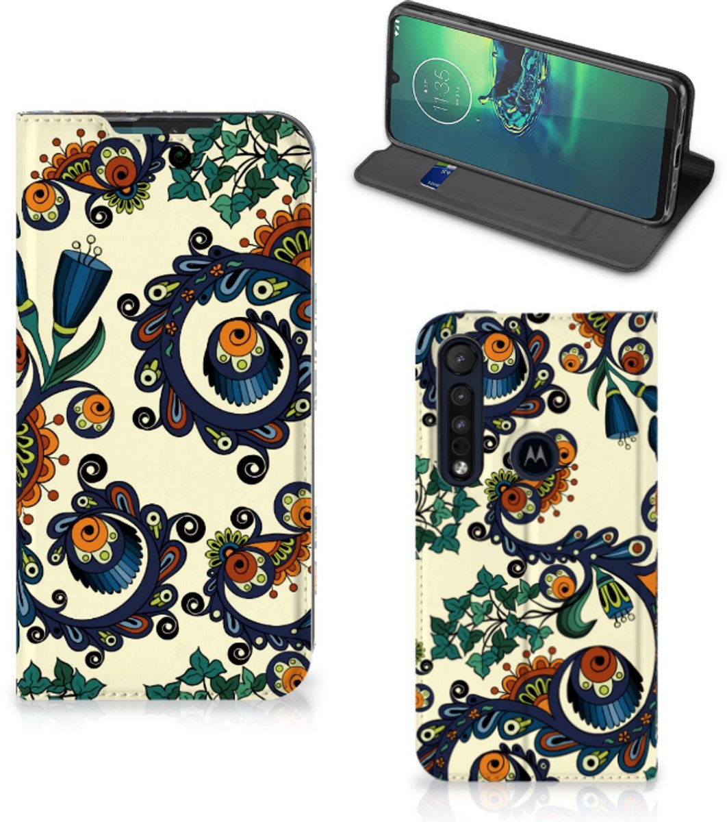 Telefoon Hoesje Motorola G8 Plus Barok Flower