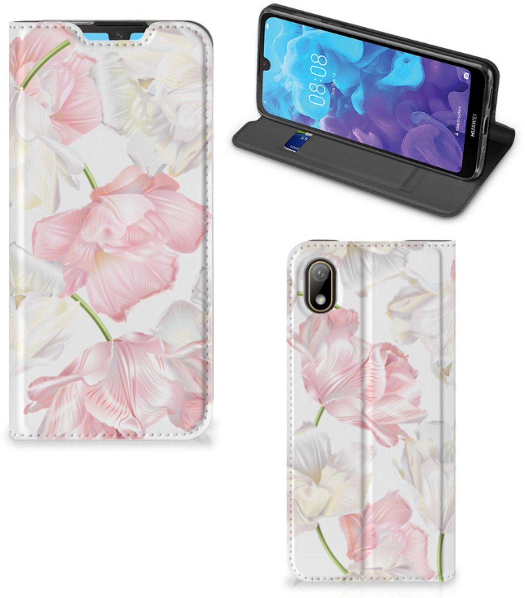 Huawei Y5 (2019) Smart Cover Lovely Flowers