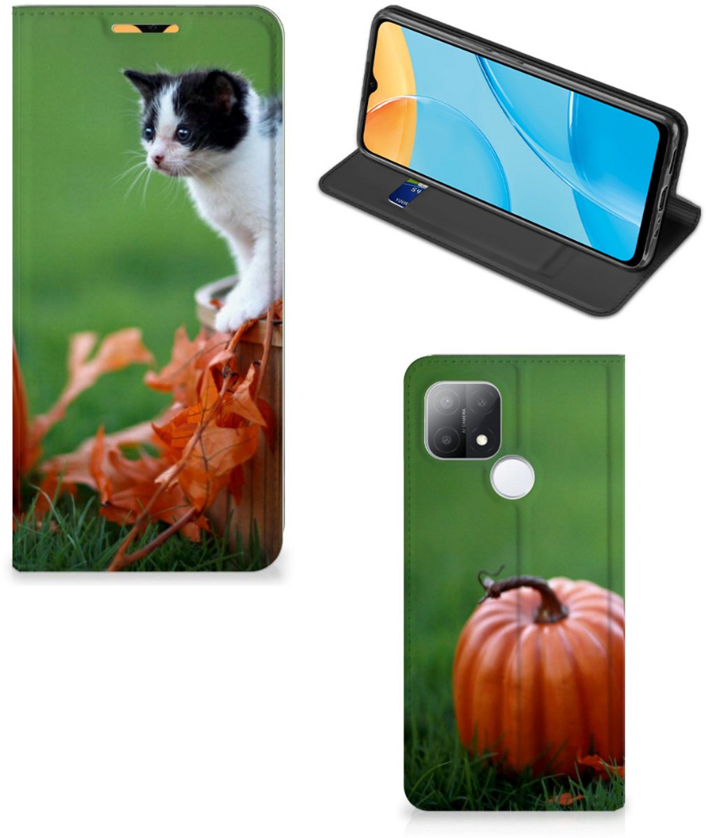 OPPO A15 Hoesje maken Kitten