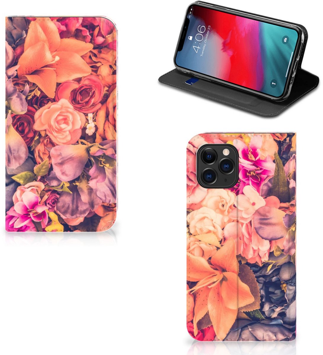Apple iPhone 11 Pro Smart Cover Bosje Bloemen