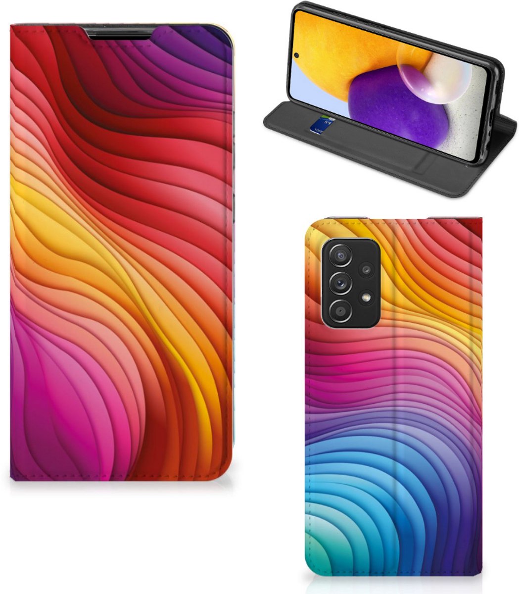 Stand Case voor Samsung Galaxy A72 (5G/4G) Regenboog