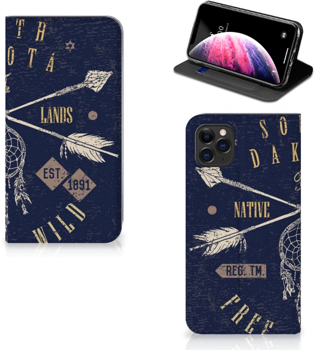 Apple iPhone 11 Pro Max Book Cover South Dakota