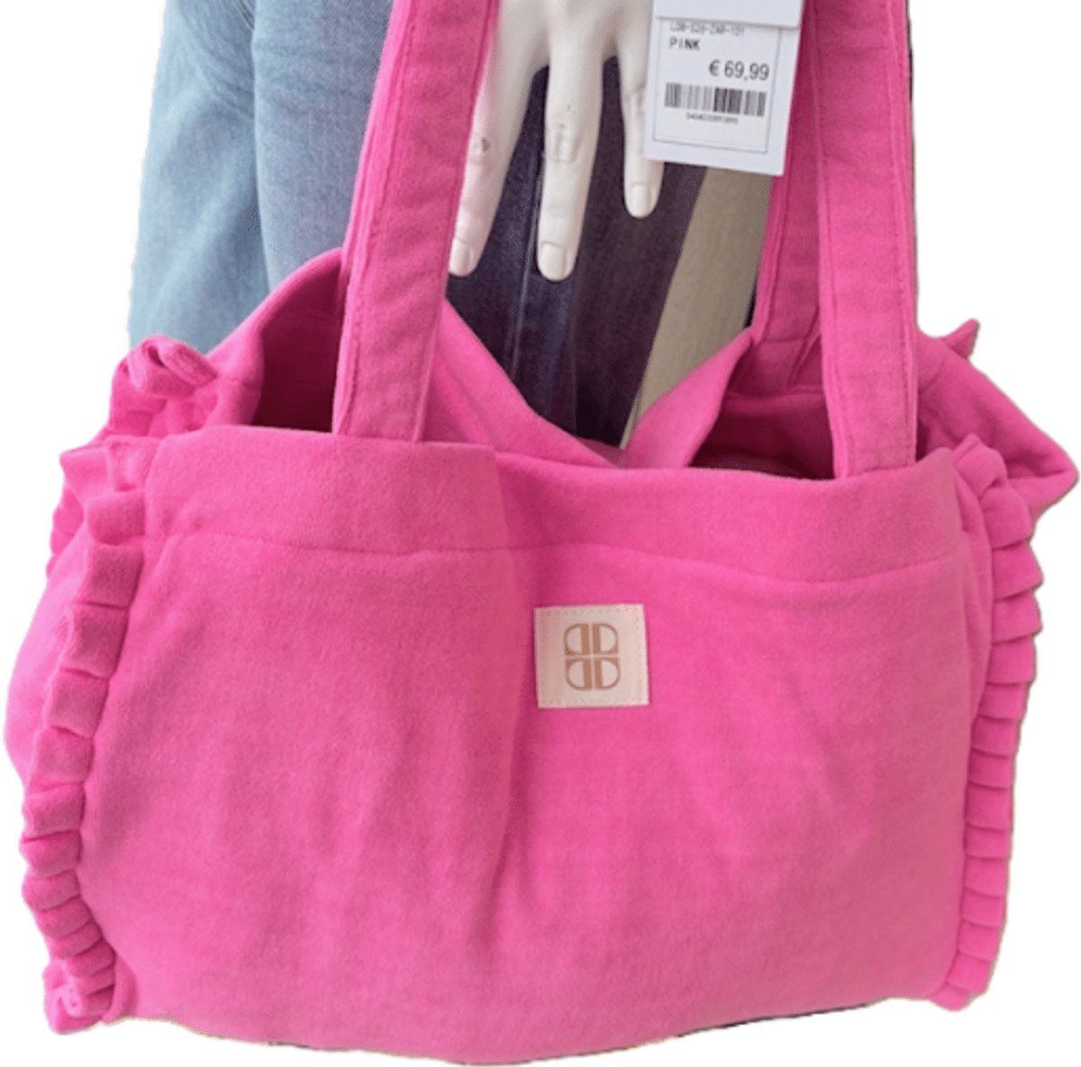 Laurent David Handtas Pink | Rose | Maat: One Size
