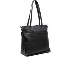 The Chesterfield Brand Mosel Waxed Pull Up Shopper - Zwart