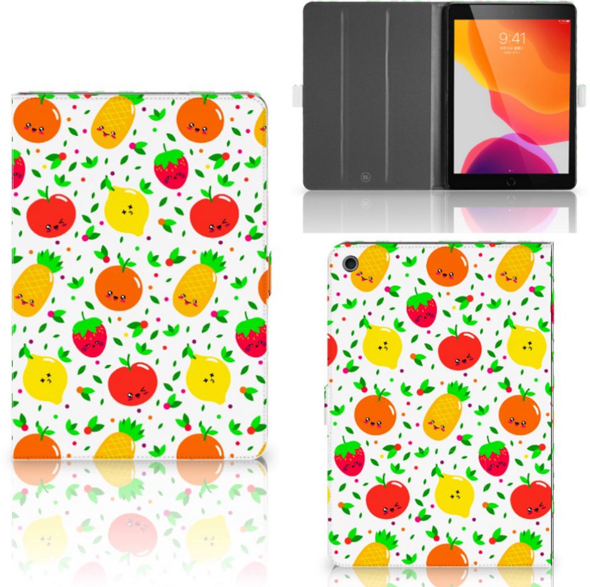 iPad 10.2 2019 | iPad 10.2 2020 | 10.2 2021 Tablet Stand Case Fruits