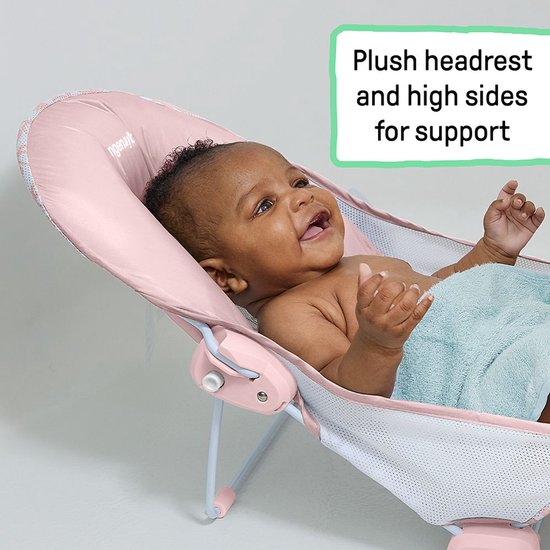 Babybadzitje foldaway bather roze - Ingenuity - vanaf 0 maanden — afbeelding 3