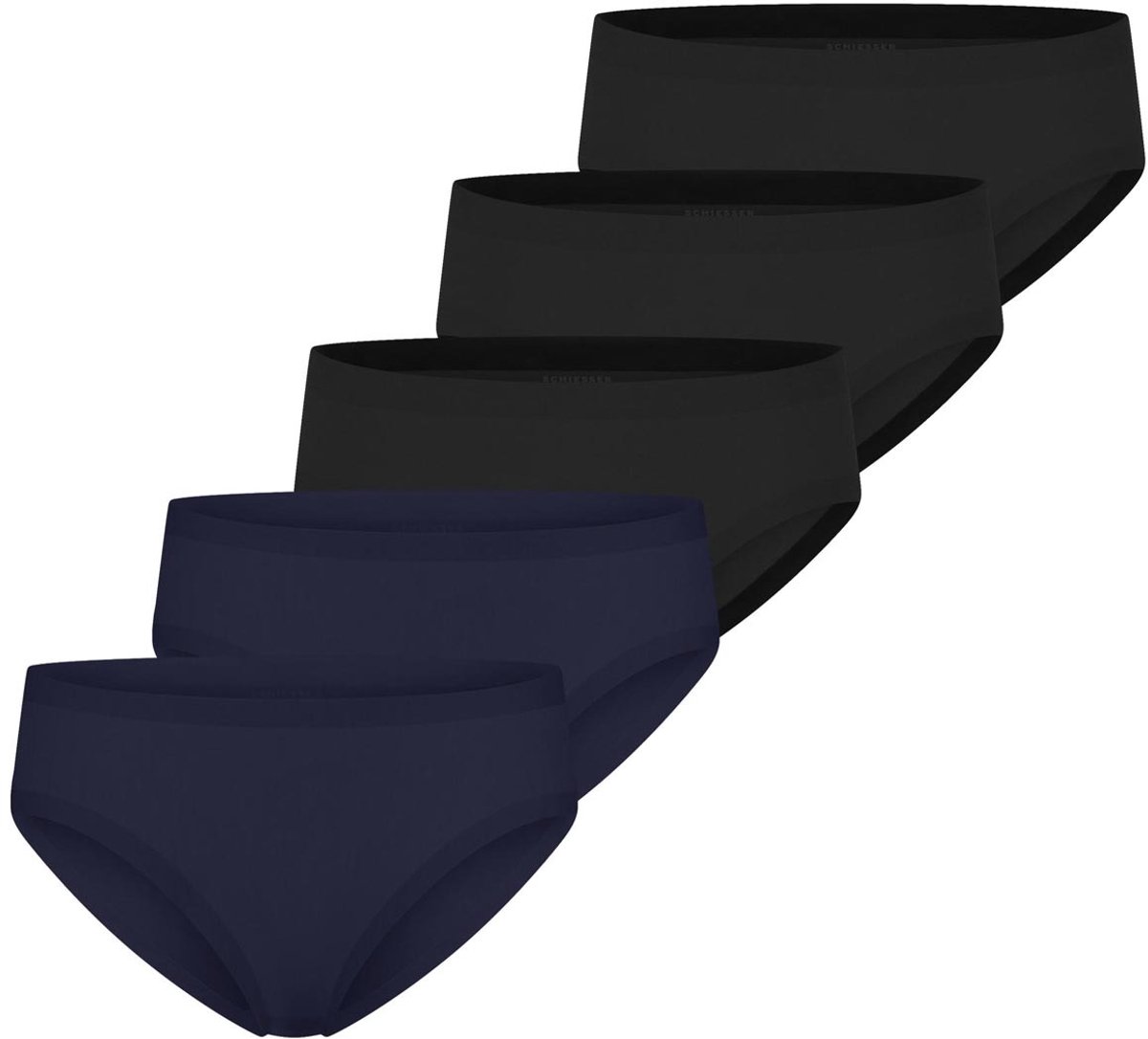 Schiesser Dames slip / onderbroek 5 pack Invisible Cotton