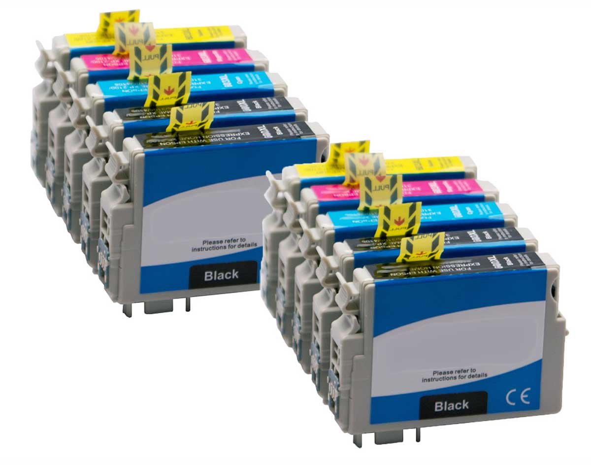Epson - 10-Pack Inktcartridge - 604XL - Zwart - Huismerk - geschikt voor XP2200, XP2205, XP3200, XP3205, XP4200, XP4205, WF2910DWF, WF2930DWF, WF2935DWF, WF2950DWF