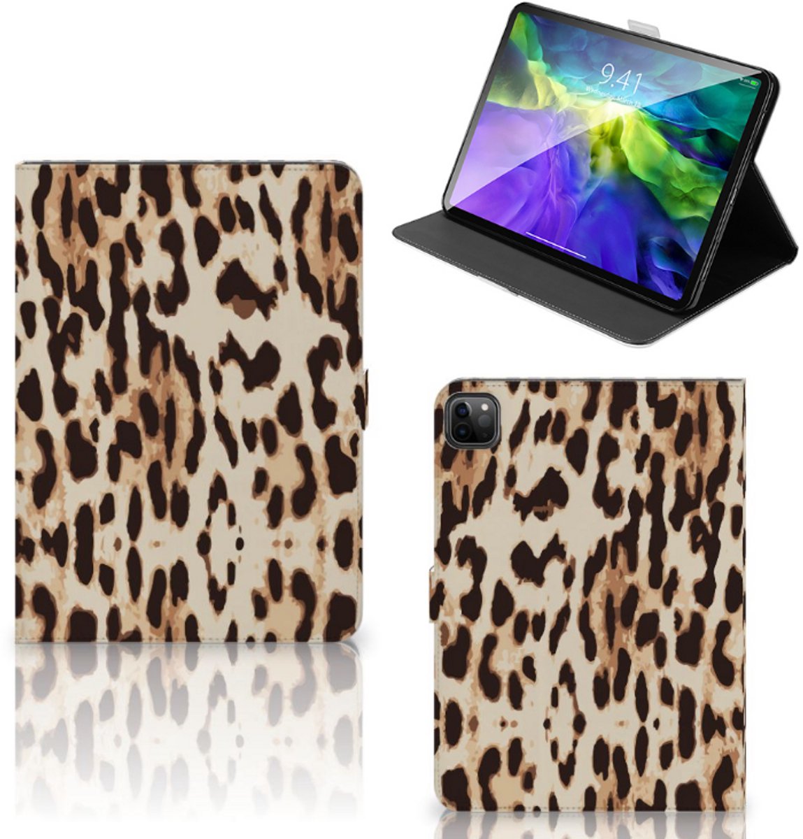 iPad Pro 11 2020/2021/2022 Flip Case Leopard