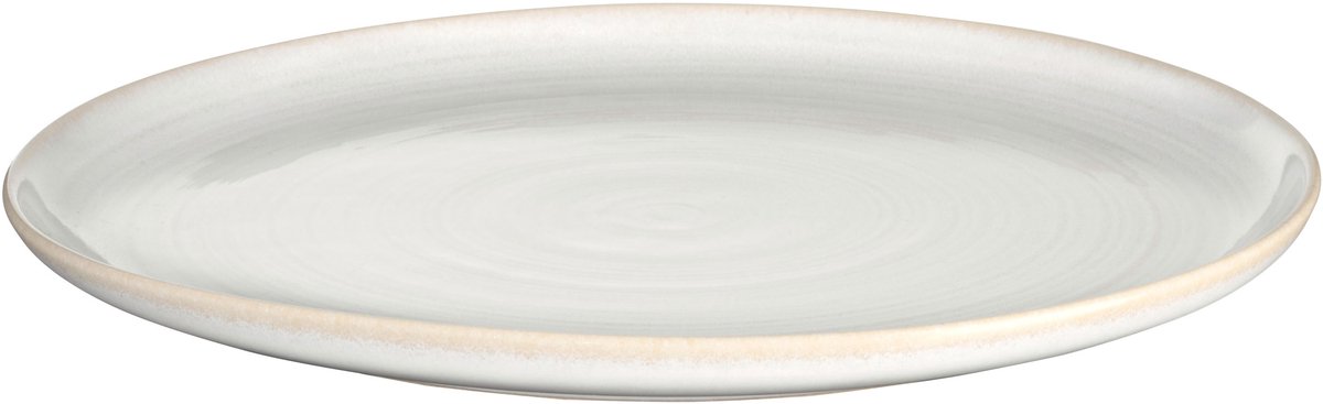 ASA Selection manuale bord, bord, dinerbord, steengoed, Oat, Ø 26,5 cm, 41160294