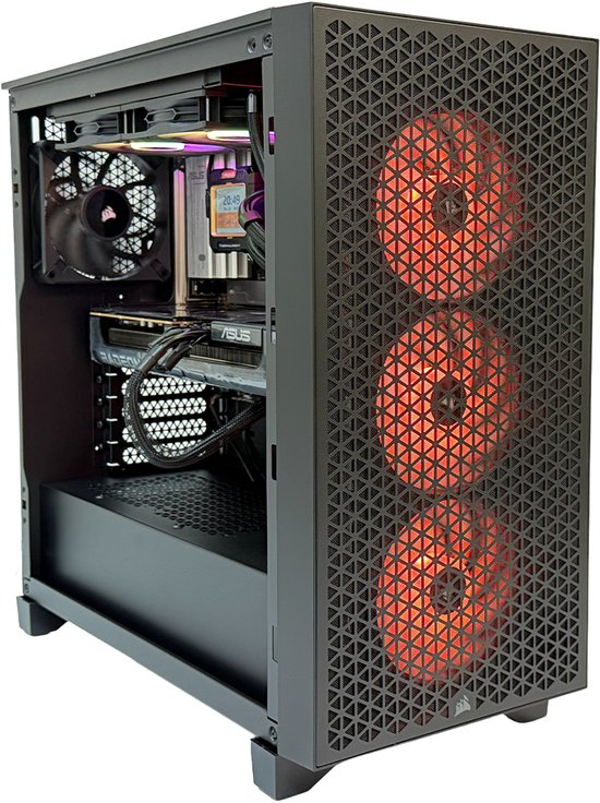 Azoth – Powered by ASUS / BLADE-9070 / AMD Ryzen 5 7500X3D TRAY / ASUS PRIME Radeon RX 9070 EVO OC 16GB / 32GB RAM / 1TB M.2 SSD Gaming PC