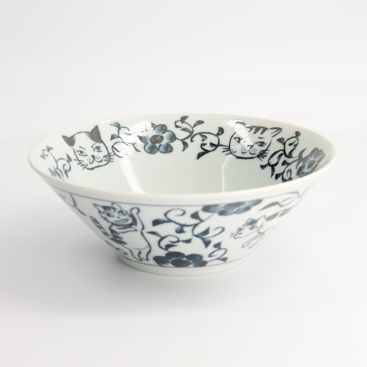Tokyo Design Studio - Neko Maruke Kattenkom - 1100 ml - 20,5 x 7,5 cm