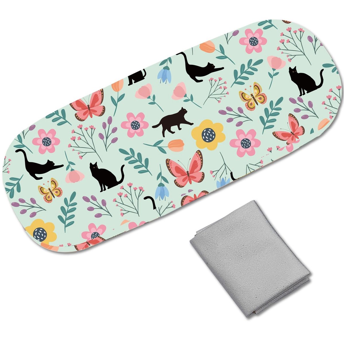 Dailygoods - Harde Brillenkoker - Draagbare Brilbeschermhoes - Met Reinigingsdoekje - Regenboogkleur - Dunne Bril Etui - Voor Vrouwen en Mannen