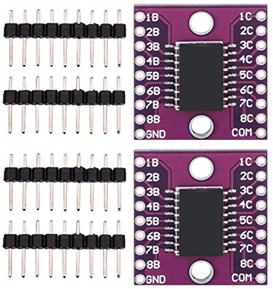 Dailygoods - ULN2803A Module - Darlington Transistor Array - Hoge Stroom en Spanning - Elektronische Component - Voor Atmosferische Druksensor - 2 Stu
