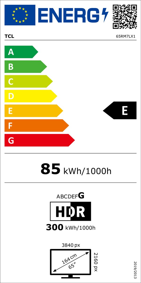 TCL 65RM7L - 65 inch - 4K RGB MiniLED - 2026 - Smart TV thumbnail 2
