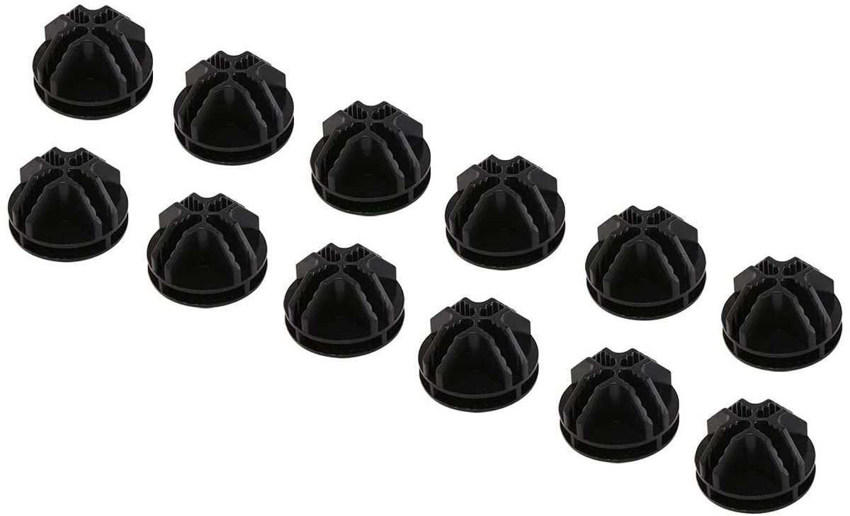 Elzusha - Wire Cube Connectors - Draadrooster Connectoren - Stevige Verbindingen - Zwart -