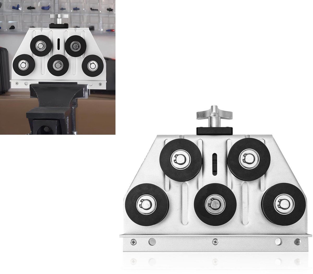 Elzusha - Rembrandstofleiding Stijltang - Slangrichter voor Buizen - Voorzien van 5 Contactpunten - Geschikt voor diameter 3/16 tot 1/2 inch - Hoog...