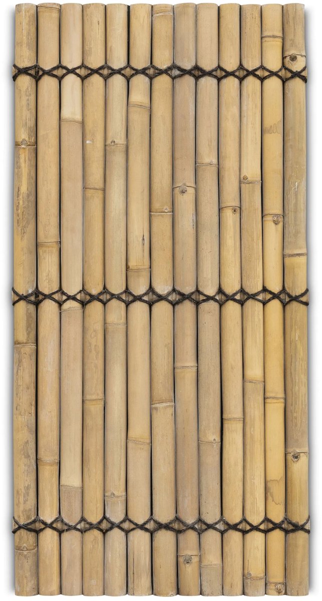 Bamboe schutting halfrond - 90 x 180 cm - Naturel - Eviro Bamboe