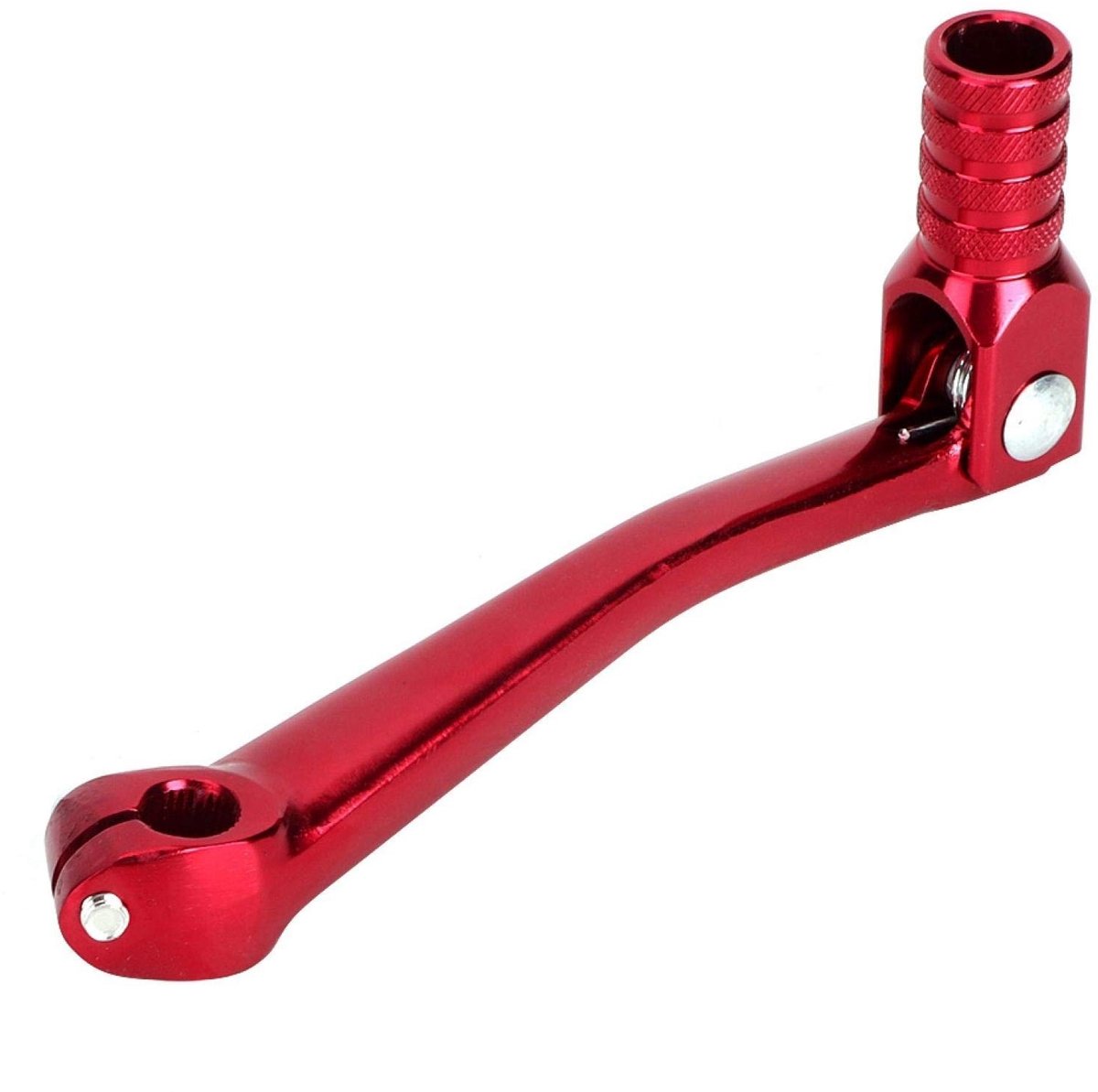Dailygoods - Motorcycle Versnellingspook - Aluminium - Universele Accessoires - Rood - Modificatie Accessoires - Geschikt voor Motorrijden - 150x65mm