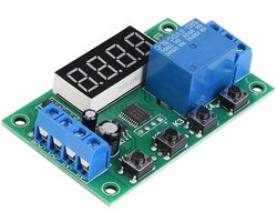 Dailygoods - Timing Module - LED Display - Instelbare Automatisering - 5V - Timer Relay - Precisie in automatisering - Geschikt voor diverse toepassin