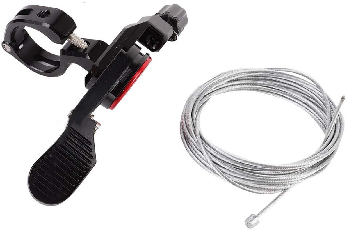 Dailygoods - Fiets Dropper Zadelpen - Afstandsbediening Hendel - Aluminium - Verstelbare shifter - Geschikt voor mountainbikes - Innovatieve bediening