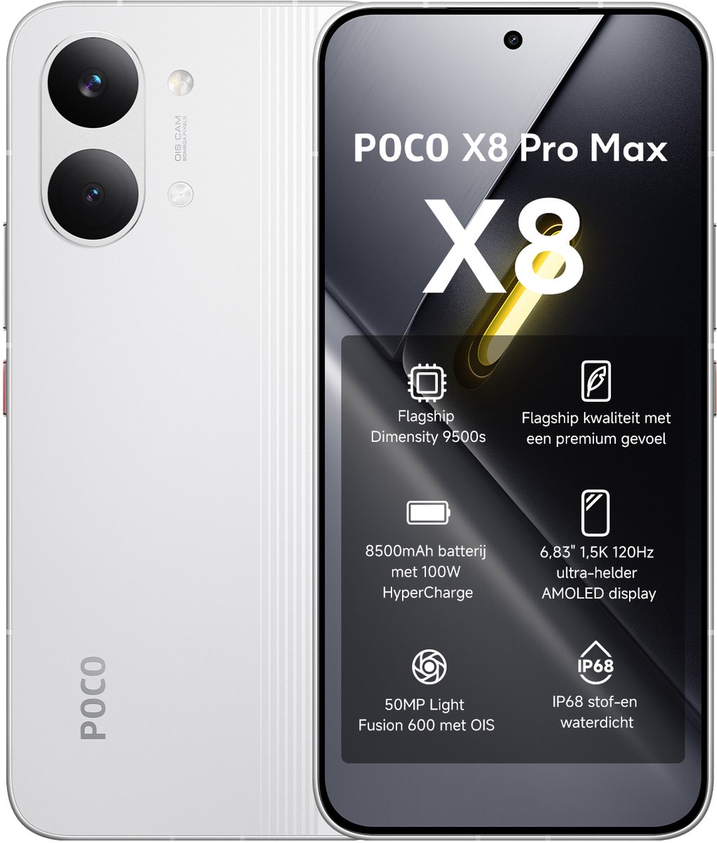 Xiaomi POCO X8 Pro Max - 12G - 256GB - Wit