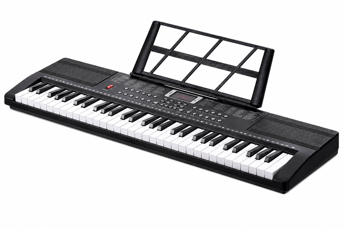 Celestul Keyboard Piano - Complete Set met Standaard – 61 Toetsen - Keyboard voor kinderen en volwassenen - Digitale Piano - Elektrische Piano - MIDI