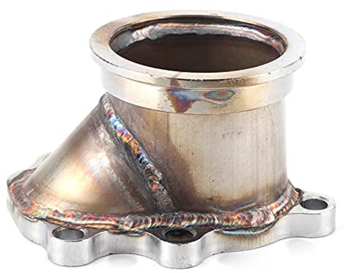Dailygoods - Turbo Downpipe Flens - 5 Bolt Adapter - Roestvrij Staal - 2.5 inch - Turbo Flens - Geschikt voor GT25 GT28 T25 T28