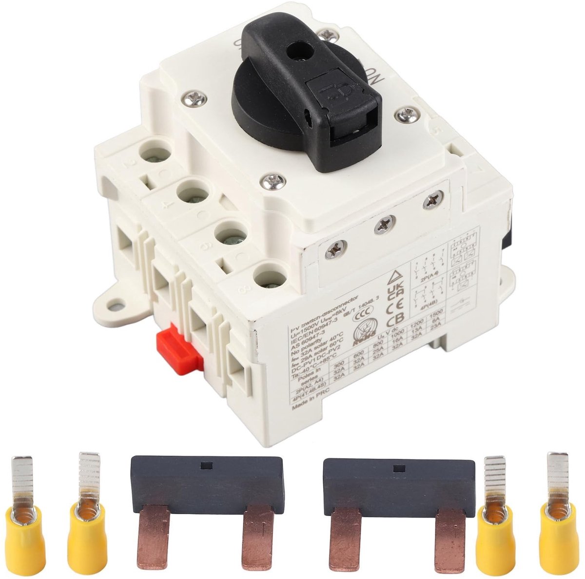 Solar Schakelaar 1000V 32A - DC Fotovoltaische Isolator