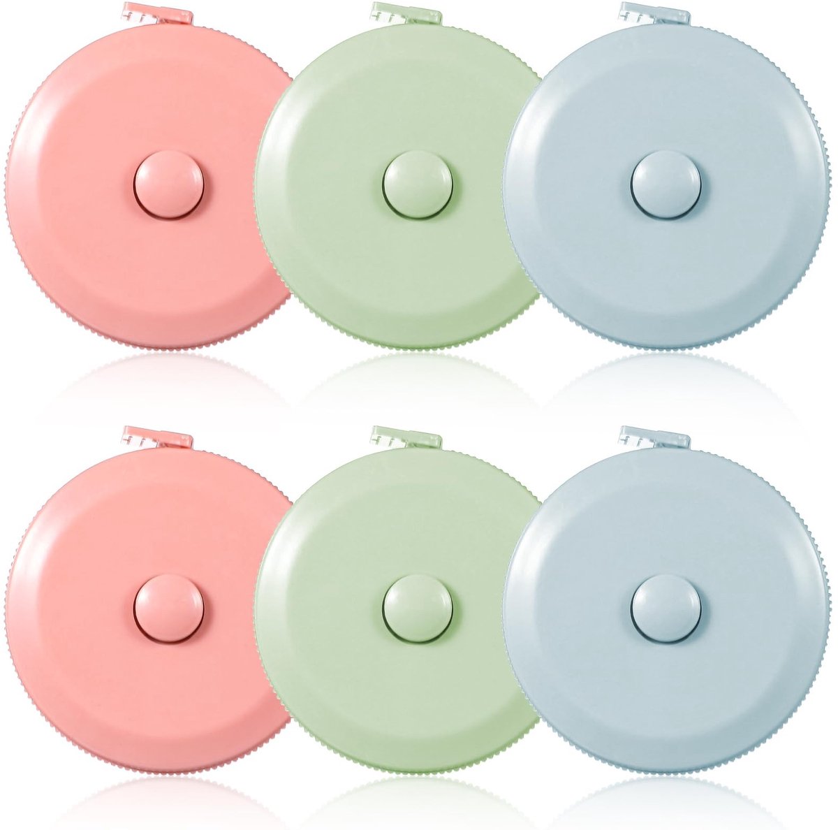 Set van 6 Flexibele Meetlinten 150cm - Ideaal voor Naaien en Lichaamsmetingen