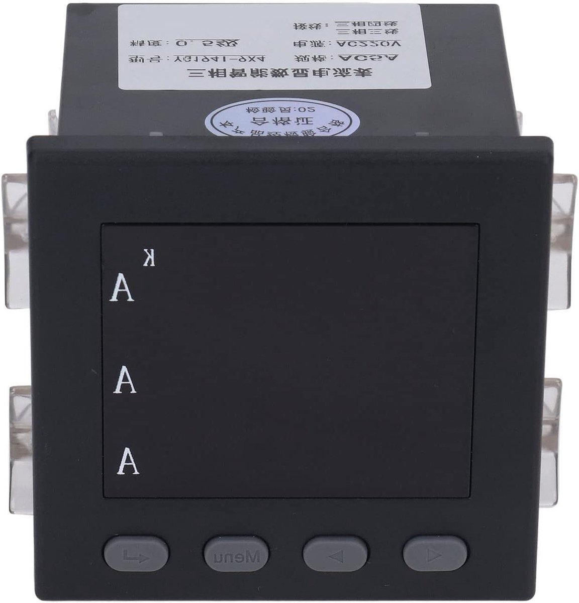 3-Fase Ammeter - Stroommeter Digitaal - Energie Meten - RS485 Communicatie - 220V - Grijs
