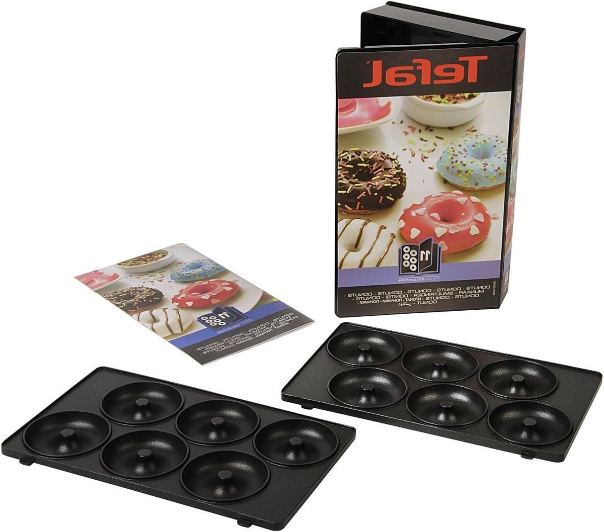 Snack Accessoires - Donut Platen - Thuis Bakken - Speciale Platen - 1 Stuk - Zwart